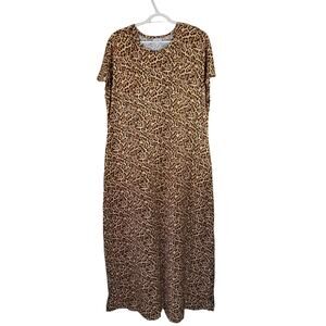 LulaRoe Animal Print Women's Maxi Dress Sz 2XL